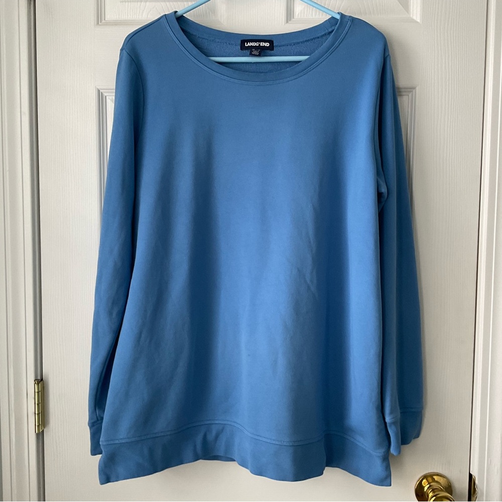 Lands’ End French Terry Crewneck Sweatshirt
